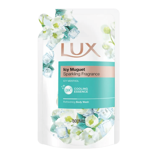 LUX BODY WASH ICY MUGUET 800ML