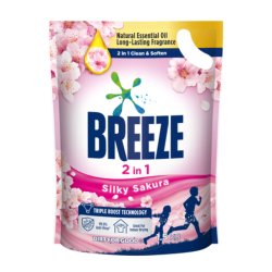 BREEZE LIQUID (REFILL) SILKY SAKURA 1.5KG BREEZE LIQUID (REFILL) SILKY SAKURA 1.5KG