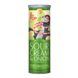 OMYPOP POPCORN SOUR CREAM&ONION 70GM OMYPOP POPCORN SOUR CREAM&ONION 70GM