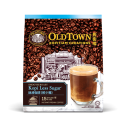 OLD TOWN SMOOTH ROAST LESS SUGAR COFFEE 25GM*15