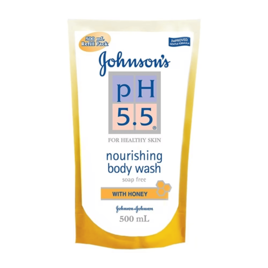 JOHNSON 'S PH 5.5 BODY WASH HONEY 500ML