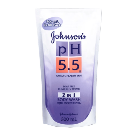 JOHNSON 'S PH 5.5 BODY WASH 2IN1 500ML