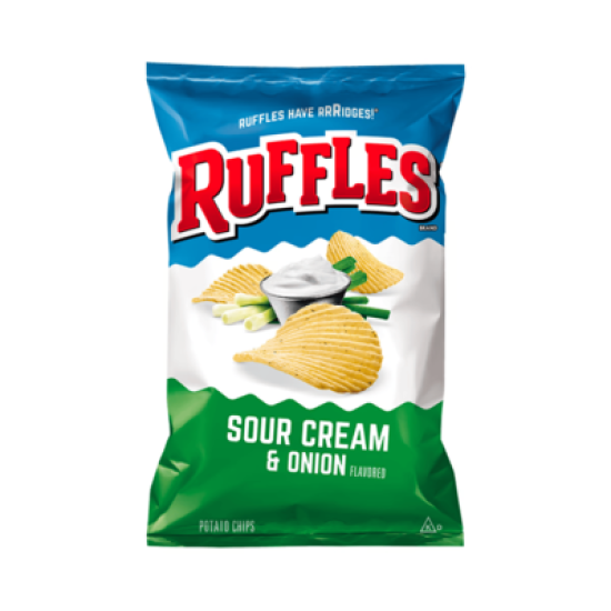 RUFFLES SOUR CREAM & ONION 170GM