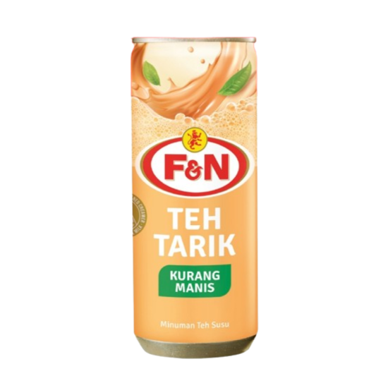 F&N TEH TARIK LESS SWEET 240ML F&N TEH TARIK LESS SWEET 240ML