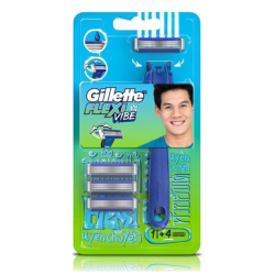 GILLETTE RAZOR FLEXI VIBE 4UP GILLETTE RAZOR FLEXI VIBE 4UP