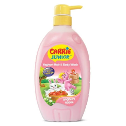 CARRIE JUNIOR HAIR BODY WASH YOGHURT APPLE 1KG CARRIE JUNIOR HAIR BODY WASH YOGHURT APPLE 1KG