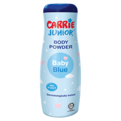 CARRIE JUNIOR BABY POWDER BLUE 450G CARRIE JUNIOR BABY POWDER BLUE 450G