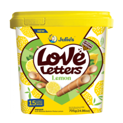 JULIE'S LOVE LETTER LEMON 705GM JULIE'S LOVE LETTER LEMON 705GM