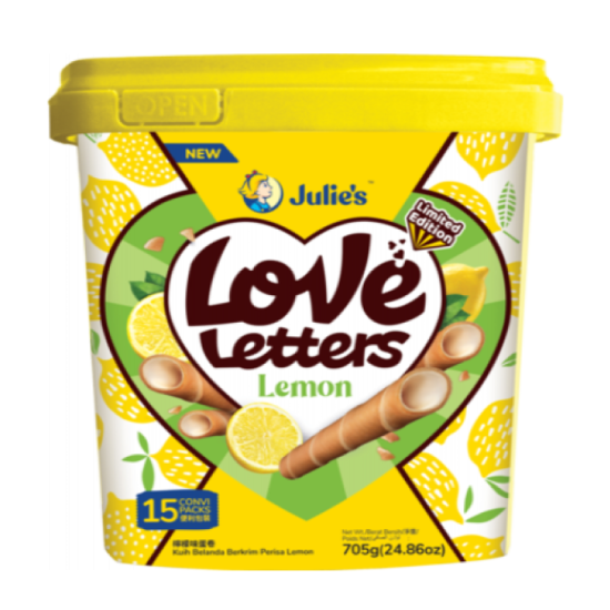 JULIE'S LOVE LETTER LEMON 705GM JULIE'S LOVE LETTER LEMON 705GM