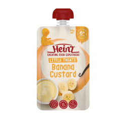 HEINZ BANANA CUSTARD 120G HEINZ BANANA CUSTARD 120G