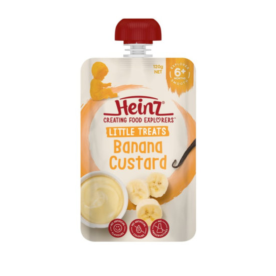 HEINZ BANANA CUSTARD 120G