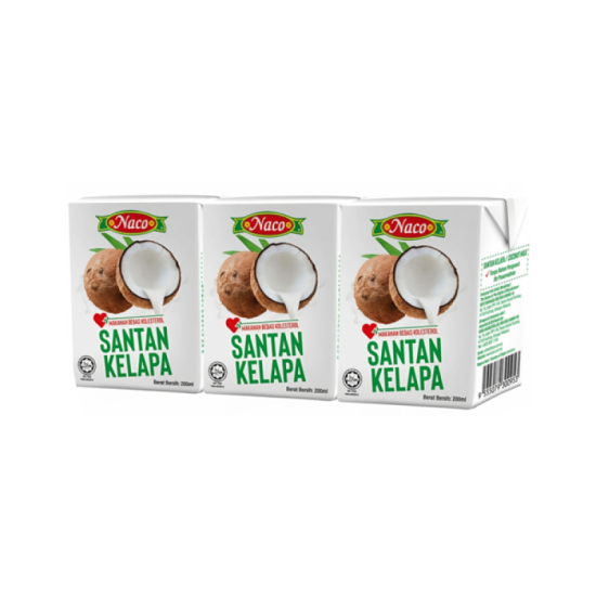 NACO SANTAN KELAPA 200ML*3