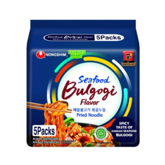 NONGSHIM SEAFOOD BULGOGI RAMYUM 105GM*5