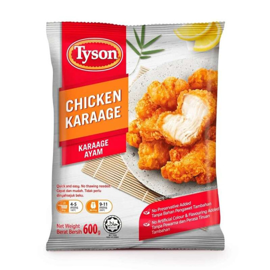 TYSON CHICKEN KARAAGE 600G