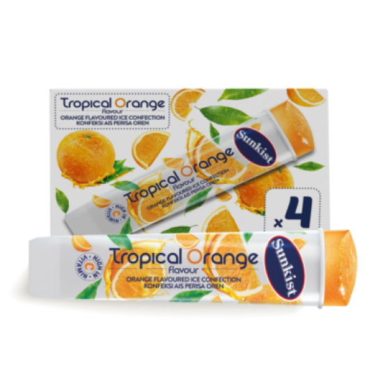 SUNKIST ICE CREAM TROPICAL ORANGE MPK 75ML*4