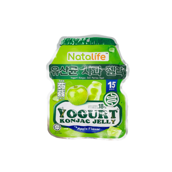 NATALIFE YOGURT KONJAC JELLY APPLE 300GM