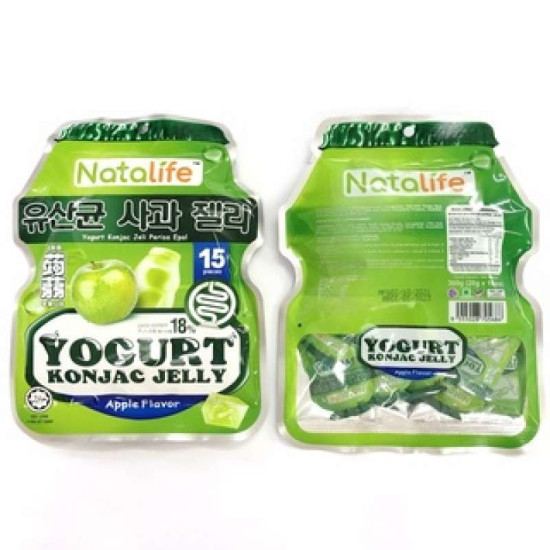 NATALIFE YOGURT KONJAC JELLY APPLE 300GM