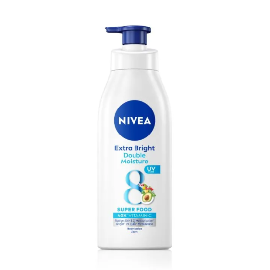 NIVEA BODY LOTION EXTRA BRIGHT DOUBLE MOISTURE 380ML