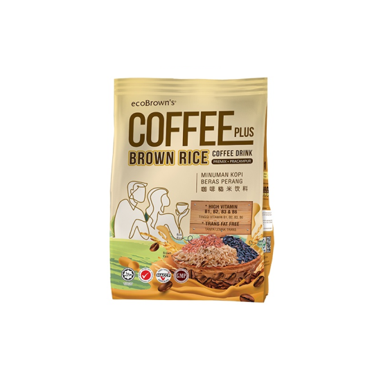 ECOBROWN'S PLUS BROWN RICE COFFEE DRINK 360GM