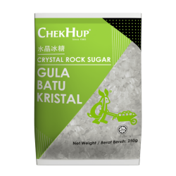 CHEK HUP CRYSTAL ROCK SUGAR 250G CHEK HUP CRYSTAL ROCK SUGAR 250G