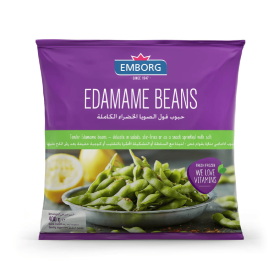 EMBORG EDAMAME BEANS 400G