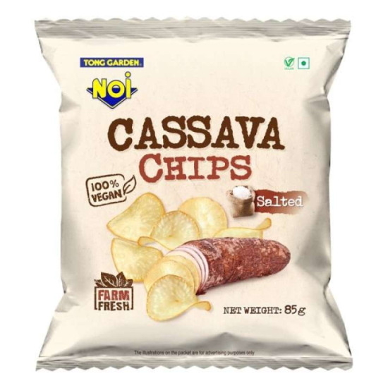 NOI TONG GARDEN CASSAVA CHIPS SALTED 85GM