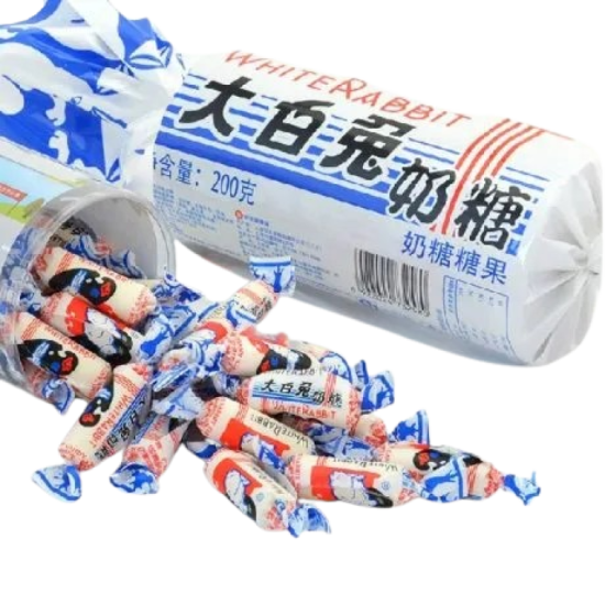 WHITE RABBIT CANDY (BIG TUBE) 200GM