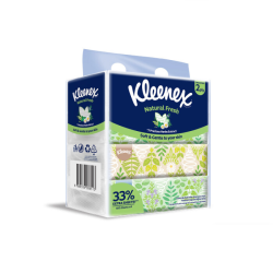 KLEENEX FACIAL TISSUE NATURAL FRESH 2PLY 160S*4 KLEENEX FACIAL TISSUE NATURAL FRESH 2PLY 160S*4
