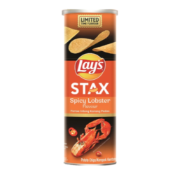 LAYS STAX SPICY LOBSTER 135GM LAYS STAX SPICY LOBSTER 135GM