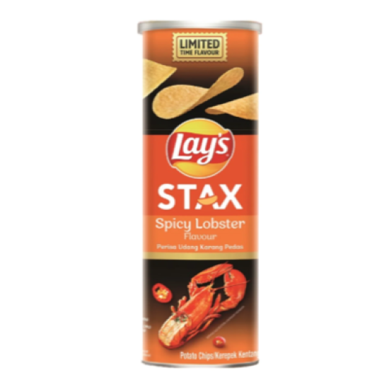 LAYS STAX SPICY LOBSTER 135GM