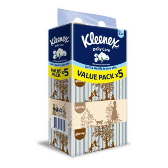 KLEENEX FACIAL TISSUE VINTAGE 2PLY 120s*5