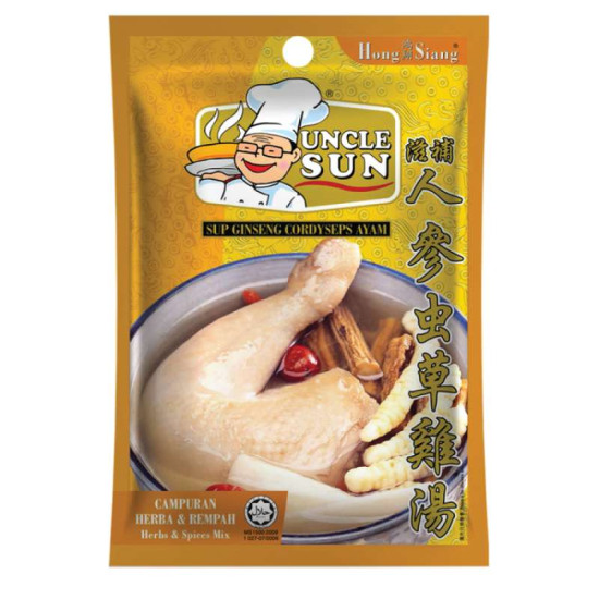 UNCLE SUN GINSENG CORDYCEPS CHICKEN SOUP 80GM 