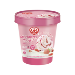 WALL'S  STRAWBERRY YOGURT 750ML WALL'S  STRAWBERRY YOGURT 750ML