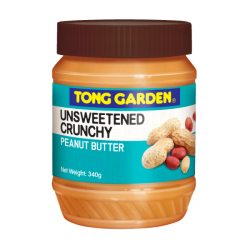 TONG GARDEN PEANUT BUTTER UNSWEETENED 340G TONG GARDEN PEANUT BUTTER UNSWEETENED 340G