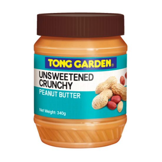 TONG GARDEN PEANUT BUTTER UNSWEETENED 340G