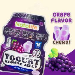 NATALIFE YOGURT KONJAC JELLY GRAPE 300GM NATALIFE YOGURT KONJAC JELLY GRAPE 300GM