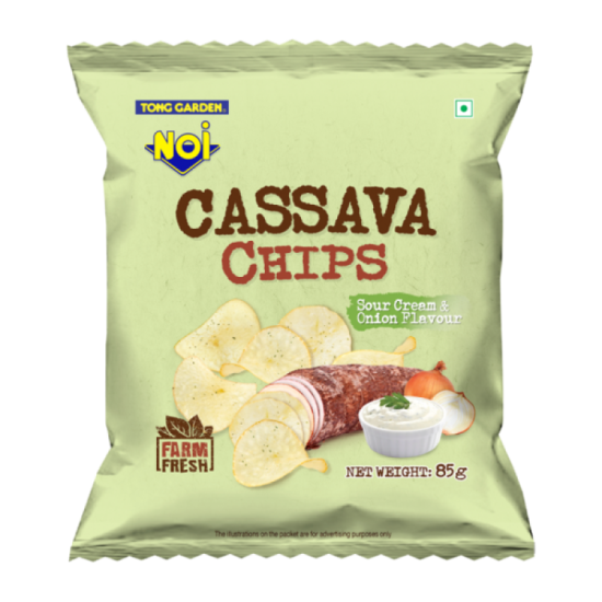 NOI TONG GARDEN CASSAVA SOUR CREAM & ONION 85GM