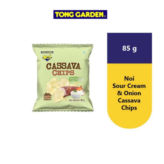 NOI TONG GARDEN CASSAVA SOUR CREAM & ONION 85GM