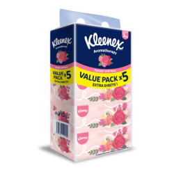KLEENEX FACIAL TISSUE ROSE 3PLY 80s*5 KLEENEX FACIAL TISSUE ROSE 3PLY 80s*5