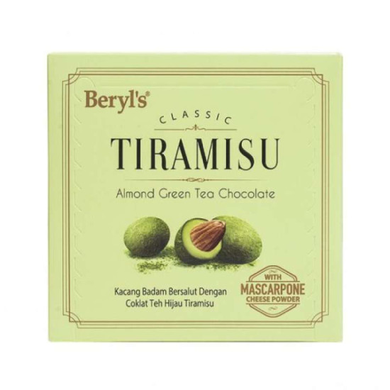 BERYL'S TIRAMISU ALMOND GREEN TEA 65GM