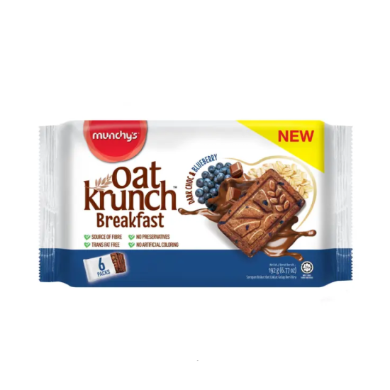 MUNCHY'S OAT KRUNCH DARK CHOCO BLUEBERRY 192GM