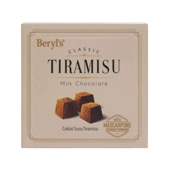 BERYL'S TIRAMISU MILK CHOCOLATE 65GM