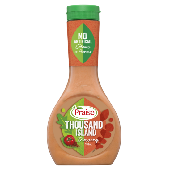 PRAISE DRESSING THOUSAND ISLAND 330ML