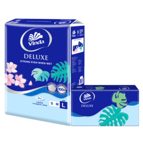 VINDA DELUXE SPT 3PLY TISSUES 110S*4