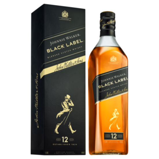 JOHNNIE WALKER BLACK LABEL WHISKY 700ML