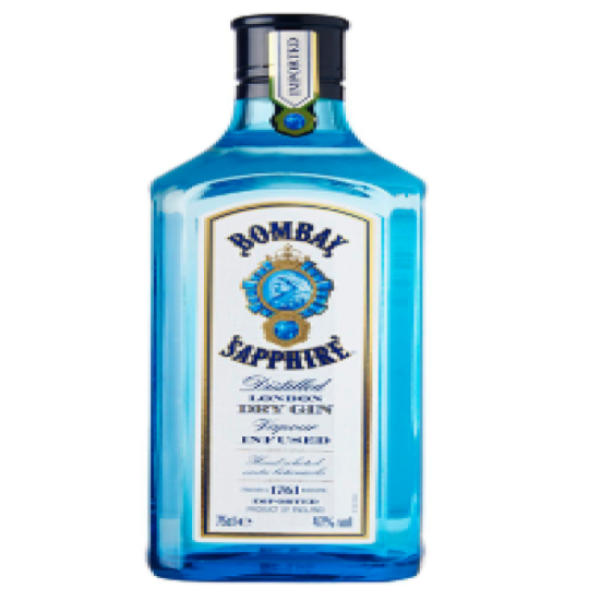 BOMBAY SAPPHIRE GIN 750ML