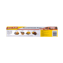 GLAD ALUMINIUM FOIL 25 SQ FT GLAD ALUMINIUM FOIL 25 SQ FT