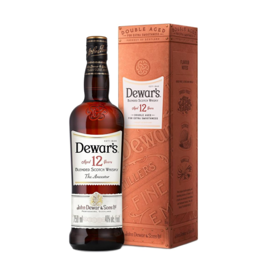 DEWAR'S 12 YEARS OLD WHISKY 750ML