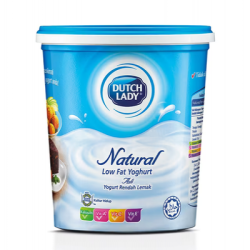 DUTCH LADY LOW FAT YOGURT NATURAL 500G DUTCH LADY LOW FAT YOGURT NATURAL 500G