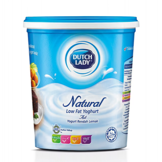 DUTCH LADY LOW FAT YOGURT NATURAL 500G